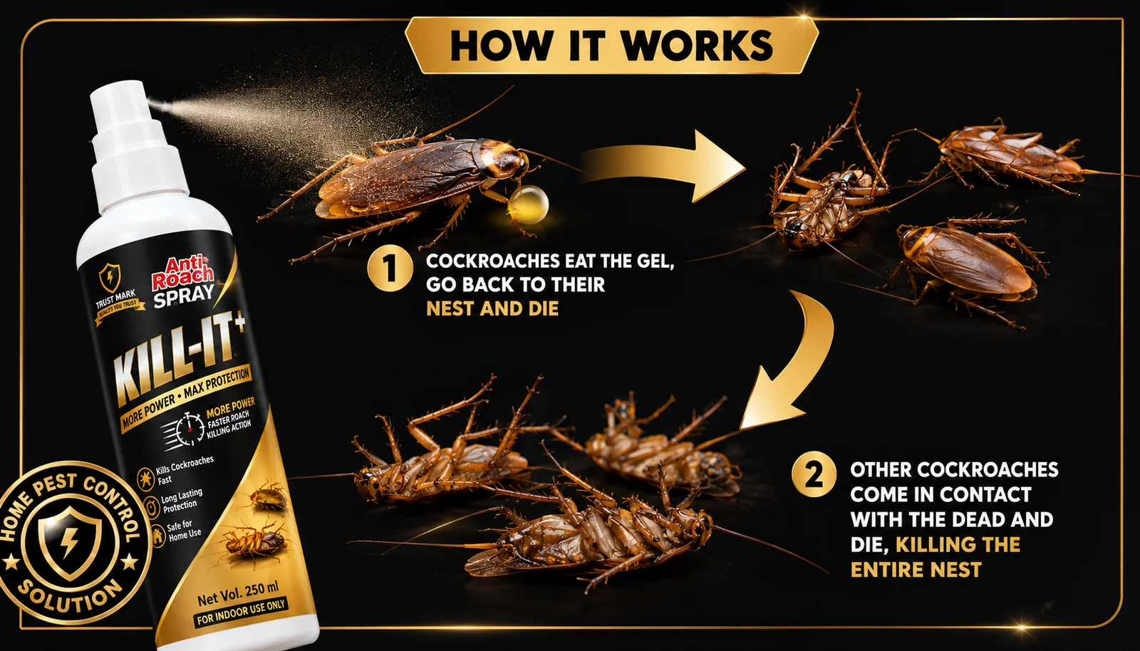KILL-IT+ Anti Roach Gel