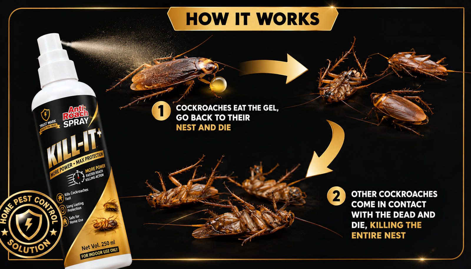 KILL-IT+ Anti Roach Gel