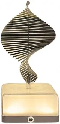 DNA Shape Stereoscopic Lighting 3D 360 Rotating Ambient Christmas Night Light Bedroom Hall Living Room Study Room Decorative Light Lamp USB Charging