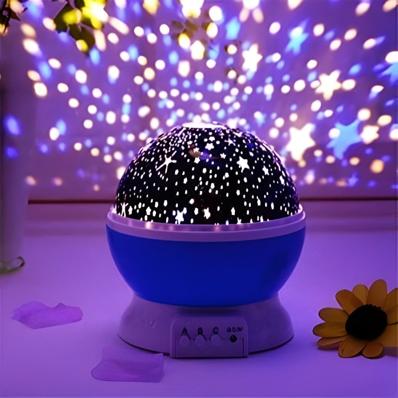 Star Master Dream Rotating Night Light Projector | 360° Romantic Cosmos Starry Sky LED Lamp